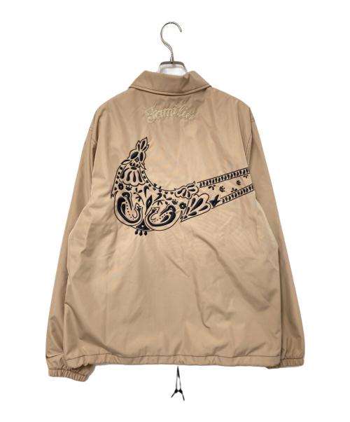 NIKE（ナイキ）NIKE (ナイキ) AS M NK LND COACHES JKT DDM HEMP ベージュ サイズ:Lの古着・服飾アイテム