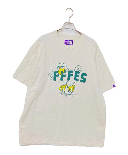 THE NORTHFACE PURPLELABEL（ザ・ノースフェイス パープルレーベル）THE NORTHFACE PURPLELABEL (ザ・ノースフェイス パープルレーベル) FFFES Graphic Combo Tee ベージュ サイズ:Lの古着・服飾アイテム