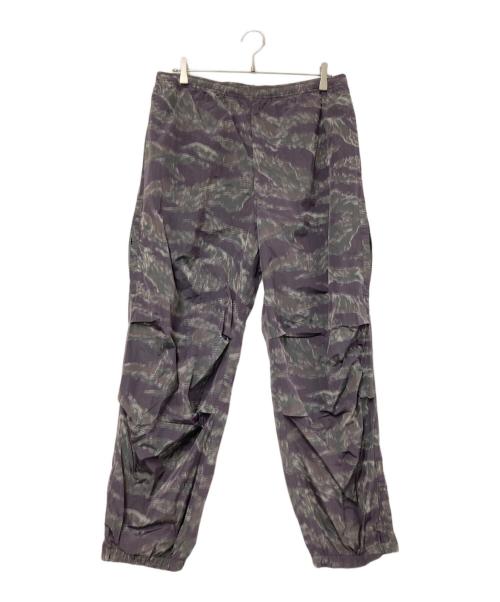 BEAMS PLUS（ビームスプラス）BEAMS PLUS (ビームスプラス) MIL Athletic Pants Tiger Stripe グリーン×パープル サイズ:Lの古着・服飾アイテム