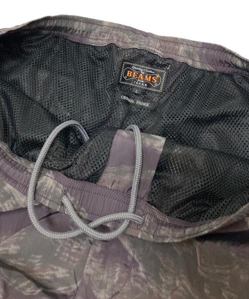 BEAMS PLUS（ビームスプラス）BEAMS PLUS (ビームスプラス) MIL Athletic Pants Tiger Stripe グリーン×パープル サイズ:Lの古着・服飾アイテム