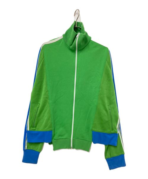00〇〇（ゼロゼロマルマル）00〇〇 (ゼロゼロマルマル) リメイクトラックジャケット グリーン サイズ:下記参照の古着・服飾アイテム
