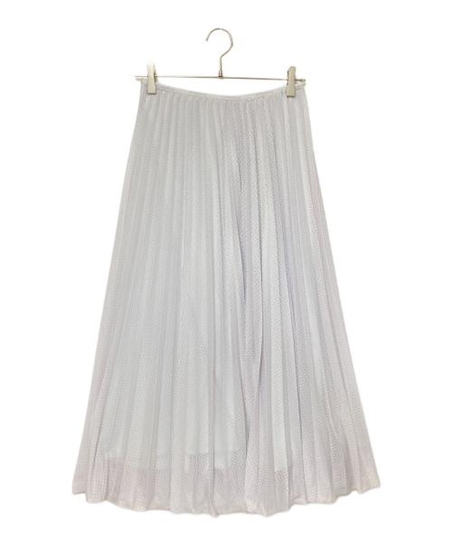 Gymphlex（ジムフレックス）Gymphlex (ジムフレックス) プリーツスカート ホワイト サイズ:14の古着・服飾アイテム