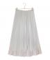 Gymphlex（ジムフレックス）の古着「プリーツスカート」｜ホワイト