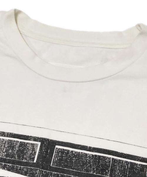 MM6 Maison Margiela（エムエムシックスメゾンマルジェラ）MM6 Maison Margiela (エムエムシックスメゾンマルジェラ) BACKGAMMON PRINTED TEE ホワイト×ブラック サイズ:XSの古着・服飾アイテム