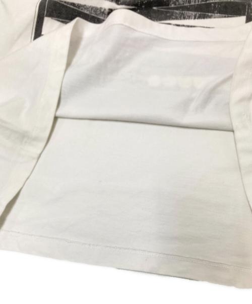 MM6 Maison Margiela（エムエムシックスメゾンマルジェラ）MM6 Maison Margiela (エムエムシックスメゾンマルジェラ) BACKGAMMON PRINTED TEE ホワイト×ブラック サイズ:XSの古着・服飾アイテム