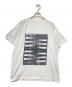 MM6 Maison Margiela（エムエムシックスメゾンマルジェラ）の古着「BACKGAMMON PRINTED TEE」｜ホワイト×ブラック