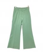 SHIKITARIシキタリ）の古着「フレアスラックス」｜グリーン