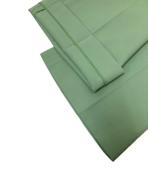 SHIKITARI（シキタリ）SHIKITARI (シキタリ) フレアスラックス グリーン サイズ:Sの古着・服飾アイテム