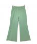 SHIKITARI（シキタリ）の古着「フレアスラックス」｜グリーン