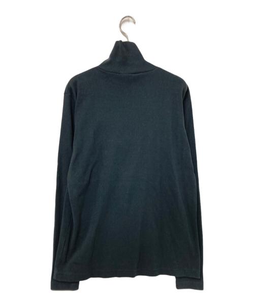 AURALEE（オーラリー）AURALEE (オーラリー) HARD TWIST RIB HALF-ZIP L/S TEE グリーン サイズ:3の古着・服飾アイテム