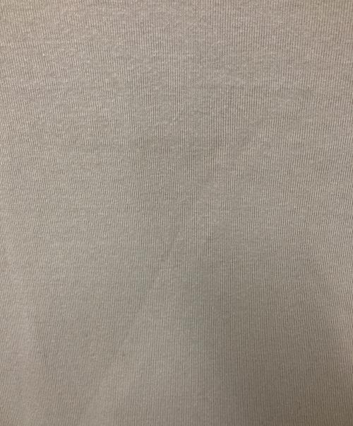 AURALEE（オーラリー）AURALEE (オーラリー) HARD TWIST RIB HALF-ZIP L/S TEE ベージュ サイズ:3の古着・服飾アイテム