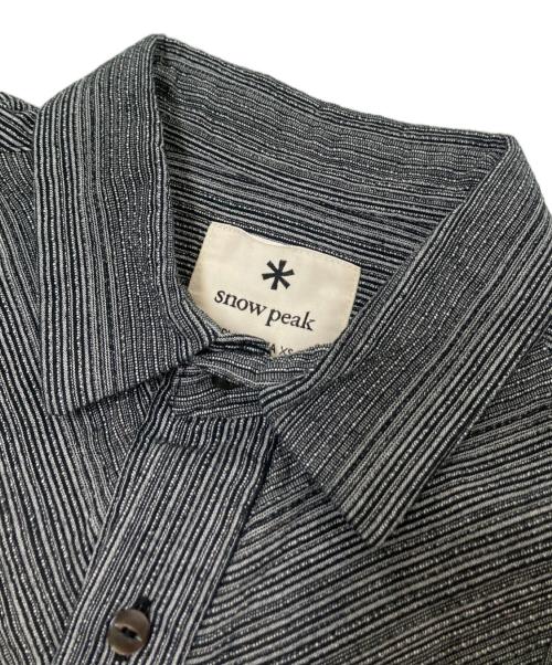 Snow peak（スノーピーク）Snow peak (スノーピーク) SHIJIRA Shirt ブラック サイズ:Sの古着・服飾アイテム