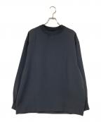 UNITED ARROWS & SONSユナイテッドアローズ アンド サンズ）の古着「Ⅰ CREW L/SL/クルーネックシャツ」｜ダークグレー