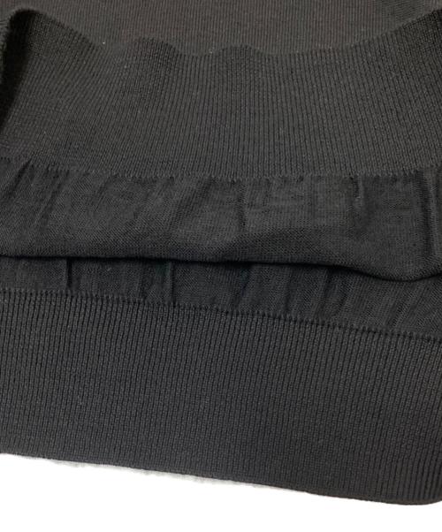 BATONER（バトナ―）BATONER (バトナ―) ウールニットポロシャツ ブラック サイズ:1の古着・服飾アイテム