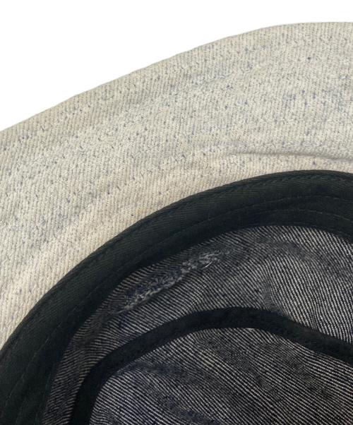 SUPREME（シュプリーム）SUPREME (シュプリーム) Coated Denim Crusher Hat グレー サイズ:下記参照の古着・服飾アイテム