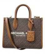MICHAEL KORSマイケル・コース）の古着「MKシグネチャー2wayバッグ」｜ブラウン