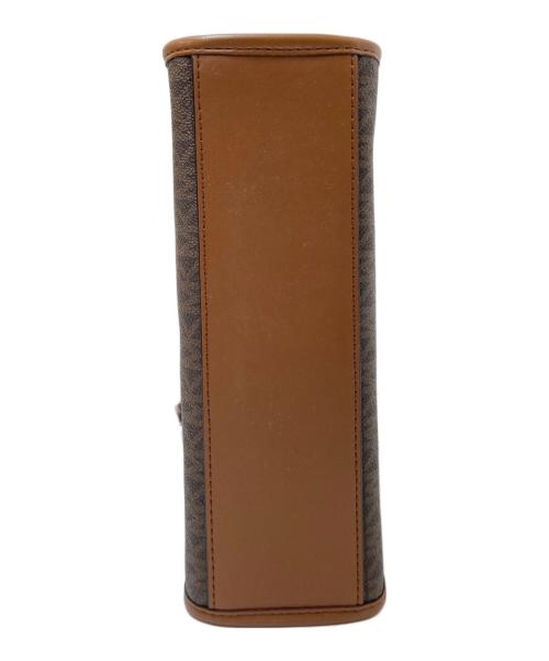 MICHAEL KORS（マイケル・コース）MICHAEL KORS (マイケルコース) MKシグネチャー2wayバッグ ブラウン サイズ:下記参照の古着・服飾アイテム