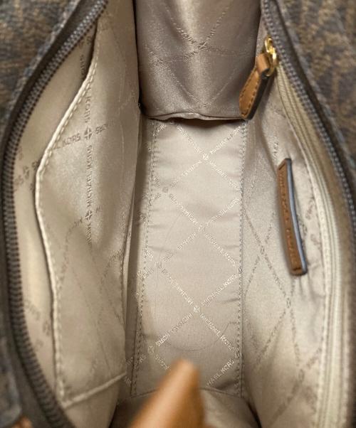 MICHAEL KORS（マイケル・コース）MICHAEL KORS (マイケルコース) MKシグネチャー2wayバッグ ブラウン サイズ:下記参照の古着・服飾アイテム