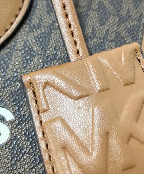 MICHAEL KORS（マイケル・コース）MICHAEL KORS (マイケルコース) MKシグネチャー2wayバッグ ブラウン サイズ:下記参照の古着・服飾アイテム