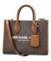 MICHAEL KORS（マイケルコース）の古着「MKシグネチャー2wayバッグ」｜ブラウン