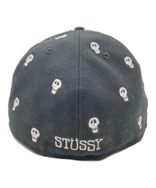 New Era（ニューエラ）New Era (ニューエラ) stussy (ステューシー) スカルキャップ ブラック サイズ:下記参照の古着・服飾アイテム