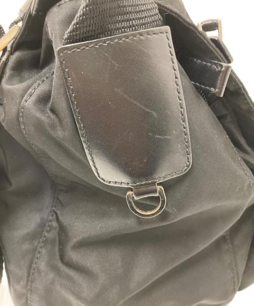 PRADA（プラダ）PRADA (プラダ) メッセンジャーショルダーバッグ ブラックの古着・服飾アイテム