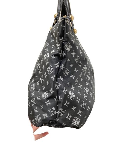 russet（ラシット）russet (ラシット) モノグラムトートバッグ ネイビー サイズ:下記参照の古着・服飾アイテム