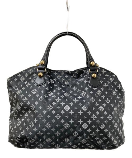 russet（ラシット）russet (ラシット) モノグラムトートバッグ ネイビー サイズ:下記参照の古着・服飾アイテム