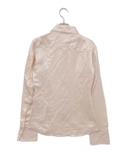 Acne studios（アクネ ストゥディオス）Acne studios (アクネ ストゥディオス) シルク混シャツ ベージュ サイズ:32の古着・服飾アイテム