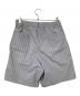 digawel (ディガウェル) ストライプハーフパンツ グレー×ホワイト サイズ:4：5000円