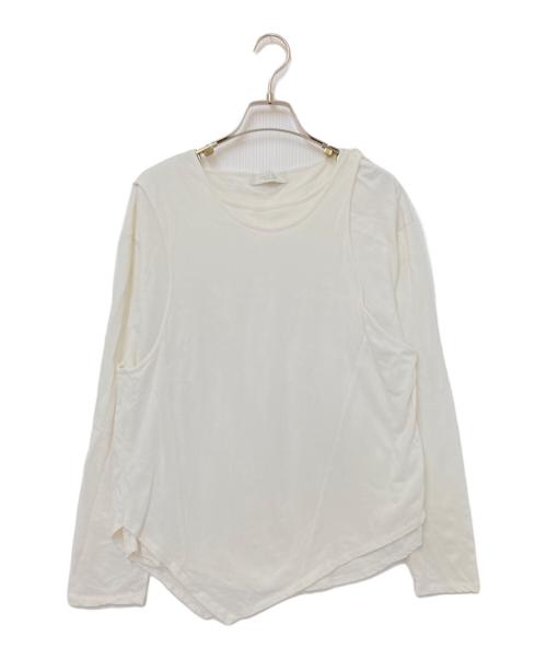 PUBLIC TOKYO（パブリックトウキョウ）PUBLIC TOKYO (パブリックトウキョウ) レイヤードホルターTOP ホワイト サイズ:Fの古着・服飾アイテム