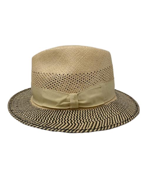 BORSALINO（ボルサリーノ）BORSALINO (ボルサリーノ) パナマハット ベージュ サイズ:61の古着・服飾アイテム