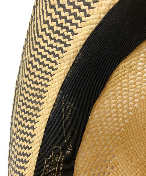 BORSALINO（ボルサリーノ）BORSALINO (ボルサリーノ) パナマハット ベージュ サイズ:61の古着・服飾アイテム