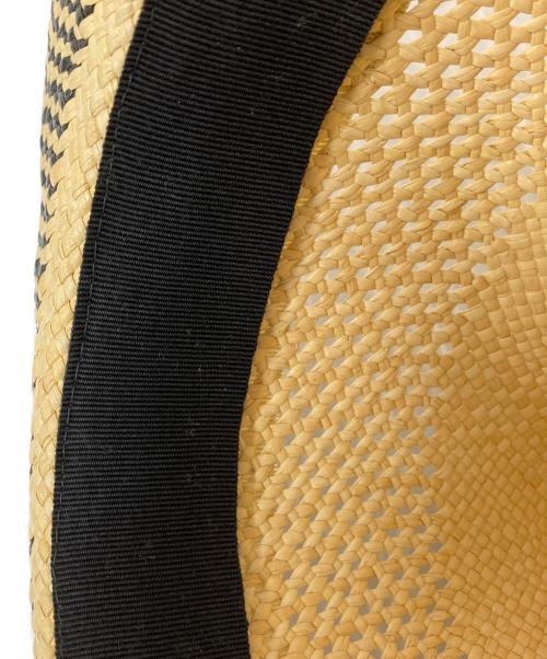 BORSALINO（ボルサリーノ）BORSALINO (ボルサリーノ) パナマハット ベージュ サイズ:61の古着・服飾アイテム