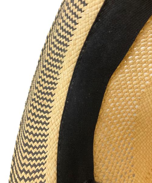 BORSALINO（ボルサリーノ）BORSALINO (ボルサリーノ) パナマハット ベージュ サイズ:61の古着・服飾アイテム