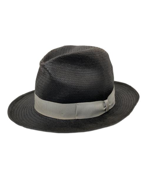 BORSALINO（ボルサリーノ）BORSALINO (ボルサリーノ) ハット ブラック サイズ:58の古着・服飾アイテム