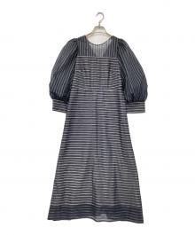 Diagram（ダイアグラム）の古着「パフスリーブレースワンピース」｜ブラック