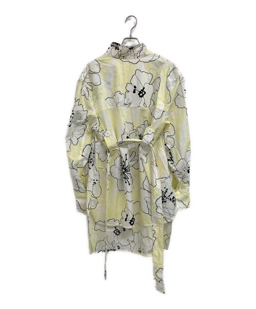 MARNI（マルニ）MARNI (マルニ) 花柄ワンピース ホワイト×イエロー サイズ:38の古着・服飾アイテム