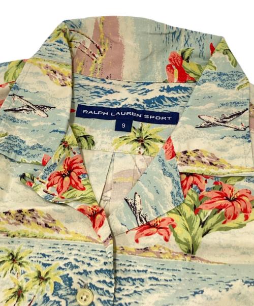 RALPH LAUREN SPORT（ラルフローレン スポーツ）RALPH LAUREN SPORT (ラルフローレン スポーツ) アロハシャツ ベージュ サイズ:9の古着・服飾アイテム