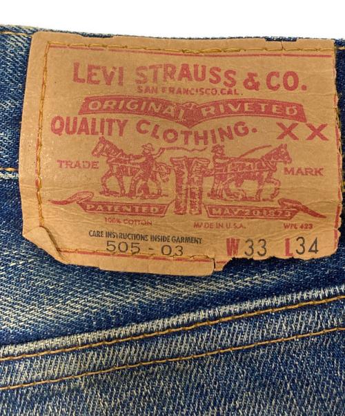 LEVI'S（リーバイス）LEVI'S (リーバイス) 505デニムパンツ インディゴ サイズ:W33の古着・服飾アイテム