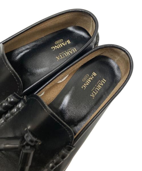 HARUTA（ハルタ）HARUTA (ハルタ) B:MING by BEAMS (ビーミングバイビームス) タッセルローファー ブラック サイズ:23 1/2EEの古着・服飾アイテム