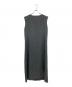 VERMEIL par iena (ヴェルメイユ パー イエナ) 別注2WAYツイルロングジレワンピース グレー サイズ:下記参照：8000円