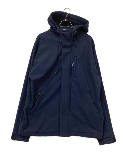 SHIPS（シップス）SHIPS (シップス) ソフトシェルフーデッドジャケット ブラック サイズ:Lの古着・服飾アイテム