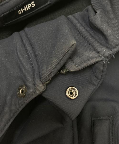 SHIPS（シップス）SHIPS (シップス) ソフトシェルフーデッドジャケット ブラック サイズ:Lの古着・服飾アイテム