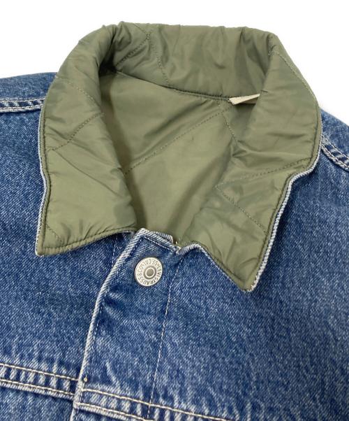 LEVI'S RED（リーバイス レッド）LEVI'S RED (リーバイス レッド) リバーシブルデニムジャケット インディゴ×グリーン サイズ:Lの古着・服飾アイテム