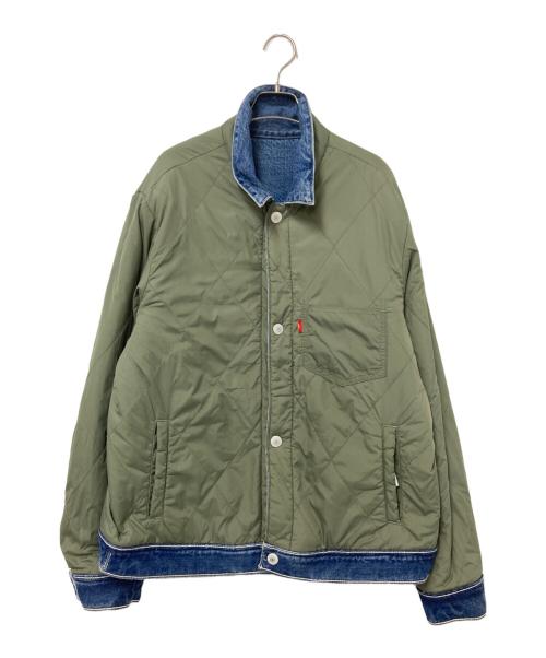 LEVI'S RED（リーバイス レッド）LEVI'S RED (リーバイス レッド) リバーシブルデニムジャケット インディゴ×グリーン サイズ:Lの古着・服飾アイテム