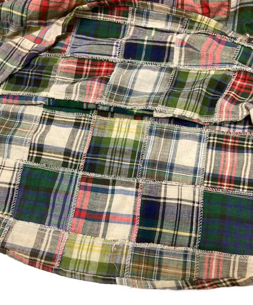 RALPH LAUREN（ラルフローレン）RALPH LAUREN (ラルフローレン) パッチワークチェックシャツ グリーン サイズ:Mの古着・服飾アイテム