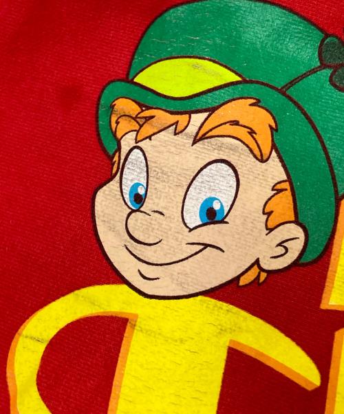 Champion REVERSE WEAVE（チャンピオン リバース ウィーブ）Champion REVERSE WEAVE (チャンピオン リバース ウィーブ) プリントパーカー レッド サイズ:2XLの古着・服飾アイテム