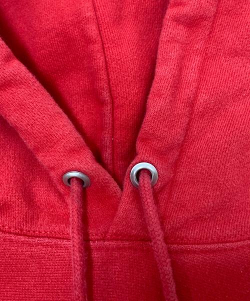 Champion REVERSE WEAVE（チャンピオン リバース ウィーブ）Champion REVERSE WEAVE (チャンピオン リバース ウィーブ) プリントパーカー レッド サイズ:2XLの古着・服飾アイテム