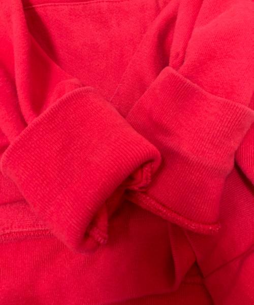 Champion REVERSE WEAVE（チャンピオン リバース ウィーブ）Champion REVERSE WEAVE (チャンピオン リバース ウィーブ) プリントパーカー レッド サイズ:2XLの古着・服飾アイテム
